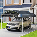 10x15 Ft Carport, Heavy Duty Metal Car Port, All-Weather Protection, Easy Assembly for Cars, Trucks, Boats, Tractors, and Outdoor Storage