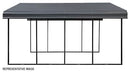 Arrow Carports Galvanized Steel Carport, Double Car Metal Carport Kit, 20' x 29' x 9', Charcoal
