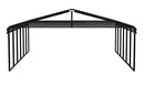 Arrow Carports Galvanized Steel Carport, Double Car Metal Carport Kit, 20' x 29' x 9', Charcoal
