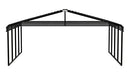 Arrow Carports Galvanized Steel Carport, Double Car Metal Carport Kit, 20' x 24' x 7', Charcoal