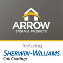 Arrow CPHC102007 Heavy Duty Galvanized Steel Metal Multi-Use Shelter, Shade, Carport, 10' x 20' x 7'