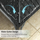 Yardenaler 14x20 FT Hardtop Gazebo Canopy with Double Galvanized Steel Roof, Permanent Outdoor Pavilion with Curtain & Mesh Netting for Patio. Garden, Backyard, Black