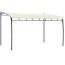 Outsunny 10' x 13' Outdoor Pergola Gazebo with UV-Resistant Canopy and Metal Frame, Sun Shade Shelter for Porch, Patio, Deck, Backyard, Cream