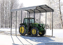 Arrow Carports Galvanized Steel Carport, RV Metal Carport Kit, 14' x 42' x 14', Charcoal