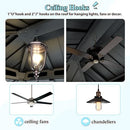 Yardenaler 14x20 FT Hardtop Gazebo Canopy with Double Galvanized Steel Roof, Permanent Outdoor Pavilion with Curtain & Mesh Netting for Patio. Garden, Backyard, Black