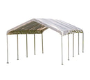 ShelterLogic 12' x 26' SuperMax Heavy Duty Steel Frame Quick and Easy Set-Up Canopy, white (25770)