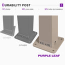 PURPLE LEAF Louvered Pergola 12' × 24' Outdoor Hardtop Gazebo Adjustable Aluminum Sun Shade for Deck Garden Backyard Patio Retractable Roof Canopy