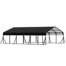 20 x 30 FT Metal Carport with Galvanized Steel Roof, Heavy Duty Metal Roof Carport with Enhanced Base, Tall MetalCarport Kits Garage for Tractors, Trucks, Boats, Cars