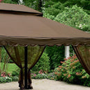 12 x 16 Ft Gazebo Replacement Canopy Top Cover and Netting