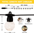 PURPLE LEAF 10' X 13' Outdoor Retractable Pergola with Sun Shade Canopy Patio Metal Shelter for Porch Garden Pavilion Grill Gazebo Yard Modern Gray Pergola with 24 Led Hanging String Lights