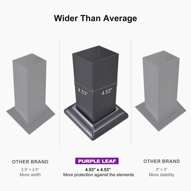 PURPLE LEAF Louvered Pergola 13' x 15' Large Patio Aluminum Pergola Modern Outdoor with Adjustable Roof for Deck Garden Yard Hardtop Gazebo