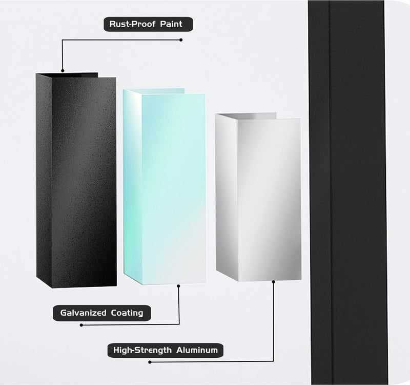 GarveeLife 12' x 16' Lean to Gazebo, Hardtop Wall Pergola with Polycarbonate Roof, Aluminum Frame Mounted Gazebo for Lawn Patio Deck Yard and Party