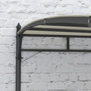 Outsunny 10' x 13' Outdoor Pergola Gazebo with UV-Resistant Canopy and Metal Frame, Sun Shade Shelter for Porch, Patio, Deck, Backyard, Cream