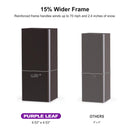 PURPLE LEAF 11' x 21' Louvered Pergola Outdoor Adjustable Louvre Shade Modern Patio Aluminum Pergola with Retractable Roof for Deck Backyard Garden Hardtop Gazebo