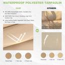 EBE 12'x16' Outdoor Pergola, Metal Patio Pergolas, Heavy Duty Retractable Awning Pergola Sun Shade Canopy for Decks, Gardens and Backyards, Beige