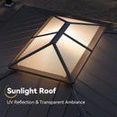 ZIENLIFE 12x14 ft Cedar Wood Gazebo with Sunlight Roof &Storage Cabinet, Hardtop Gazebo with Galvanized Steel Double Roof, Heavy Duty Pavilion for Patio Lawn and Garden