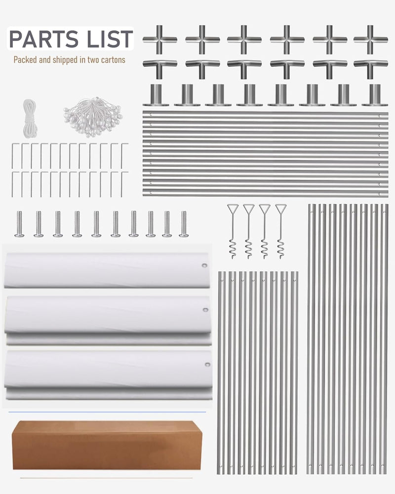 Carport Canopy, 10 x 20ft Garage Tent Shelter Tarp, Heavy-Duty Carport Canopy with Roll-Up Windows & Doors, Removable Sidewalls Car Canopy, Car Tent Waterproof for Cars, Boats, Trucks