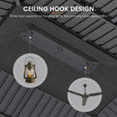 13’x15’ Outdoor Wooden Gazebo - Outdoor Patio Gazebo with Galvanized Steel Double Roof, Cedar Wooden Frame Pavilion with Netting and Curtains, Pergolas for Garden, Lawn, Poolside(13x15FT)