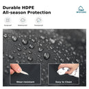 MFSTUDIO Carport 10x15 ft, Outdoor Heavy Duty Carports with Sidewalls, Metal Shed Canopy Shelters Garage Shelter Shade Car Ports with Galvanized Roof for Cars, Truck and Boats