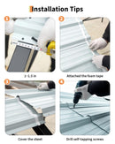 12 x 13 FT Metal Carport, Heavy Duty Carports Reinforced Frame and Steel Roof, All-Weather Shelter Canopy for Pickups, Boats, Cars, and Tractors