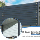 SENYUN Heavy Duty Metal Carport, 10X15 FT Waterproof Carport Canopy with Galvanized Steel Frame and Roof Sunshade Garage Car Shelter for Trucks, Boats, Tractors