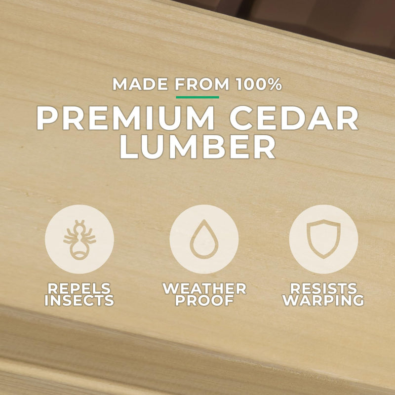 Yardistry 10' x 10' Meridian Gazebo Brown