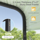 VEIKOU 10'x15' Heavy Duty Car Shelter with Thick Steel Roof, Upgraded Extra Large Carport Garage Kit for Shade