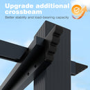 MUPATER 12' X 16' Outdoor Retractable Aluminum Pergola with Weather-Resistant Canopy for Backyard Deck Garden Grey