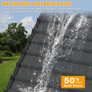 EBE 20' x 20' Metal Carport, Outdoor Heavy Duty Carport with Galvanized Steel Roof and Enhanced Metal Frame Structure, Garage Car Shelter Shade for SUV Trucks and Boats