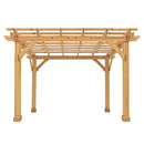 Yardistry 10' x 12' Pergola Brown