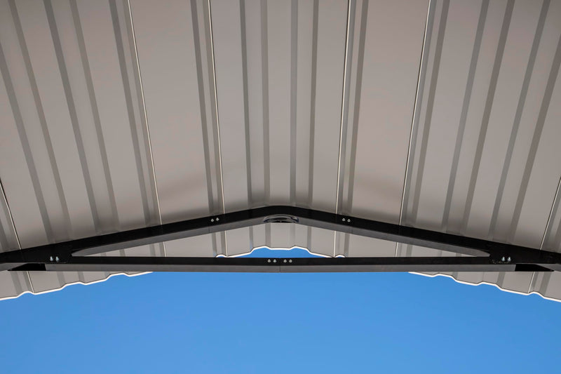 Arrow Carports Galvanized Steel Carport, RV Metal Carport Kit, 14' x 42' x 14', Charcoal