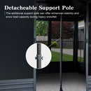 Domi 12x15FT Outdoor Sunroom, All-Season Solarium Gazebo with Galvanized Steel Roof, 4 Sliding Doors, Detachable PVC Screen, Aluminum Permanent Sun Room for Patio Deck Garden