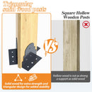 COVERONICS 13’x15’ Outdoor Hardtop Wood Gazebo - Patio Gazebo with Galvanized Steel Roof, Cedar Wooden Carport Gazebos for Garden, Porch, Patio and Deck