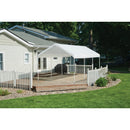 ShelterLogic 10' x 20' MaxAP Canopy Series Compact Outdoor Easy to Assemble Steel Metal Frame Canopy with 50+ UPF Sun Protection and Waterproof Cover, white (23522)