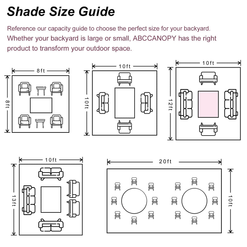 ABCCANOPY Gazebos for Patios 10x12 - Outdoor Steel Frame Gazebo with Mosquito Netting for Lawn Backyard Garden Deck (Black)