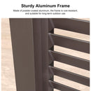 PURPLE LEAF Outdoor 12' × 16' Louvered Pergola with 16FT Detachable Louver Wall Patio Adjustable Aluminum Canopy Retractable Metal Roof for Deck Outside Backyard Hardtop Gazebo Sun Shade