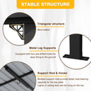 EBE 14' x 10' Hardtop Gazebo, Lean to Gazebos with Galvanized Steel Roof, Heavy Duty Outdoor Pergola and Gazebos Clearance, Wall Mounted Grill Gazebo Awning for Patio, Poch, Backyard