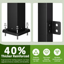 DAUSOLA 10x14 FT Gazebo Pergola for Patio, Gazebos Pergola on Clearance with Sloped Roof, Hard Top Lean to Gazebo, Large Wall-Mounted Heavy Duty Awnings for Patio, Backyard, Deck