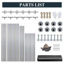 Shintenchi Carport 10' x 20' Heavy Duty Portable Garage, Car Port Canopy with Side-Opening Removable Door & Roll-Up Windows, Car Canopy for Truck,Car,Boat,Motorcycle,Grey