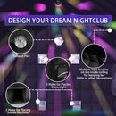 SAYOK Inflatable Nightclub 18x15x15 Ft, Inflatable Party Tent with Disco Ball Light, Inflatable Night Club Tent for Adults Wedding Birthday Backyard Party Business