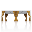 COSIEST 10'X20' Aluminum Louvered Pergola, All-Weather Adjustable Roof with Mosquito-Proof & UV Protection Netting Privacy Curtains for Deck, Backyard, Garden Outdoor Living Space (White)