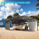 Metal Carport,Car Ports 20x20 Heavy Duty Metal for Snow,Car Tent Garage with Galvanized Metal Roof,Outdoor Two Car Carport All Weather