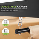 Aoxun 12x14 Outdoor Pergola, Patio Aluminum Pergola with Upgraded Retractable Canopy, Heavy Duty Metal Pergolas and Gazebos with Adjustable Sun Shade Cover for Modern Backyard, Deck, Garden