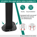 10'x13' Hardtop Gazebo, Outdoor Polycarbonate Double Roof Canopy, Aluminum Frame Permanent Pavilion with Curtains and Netting, Sunshade for Garden, Patio, Lawns (Gray)