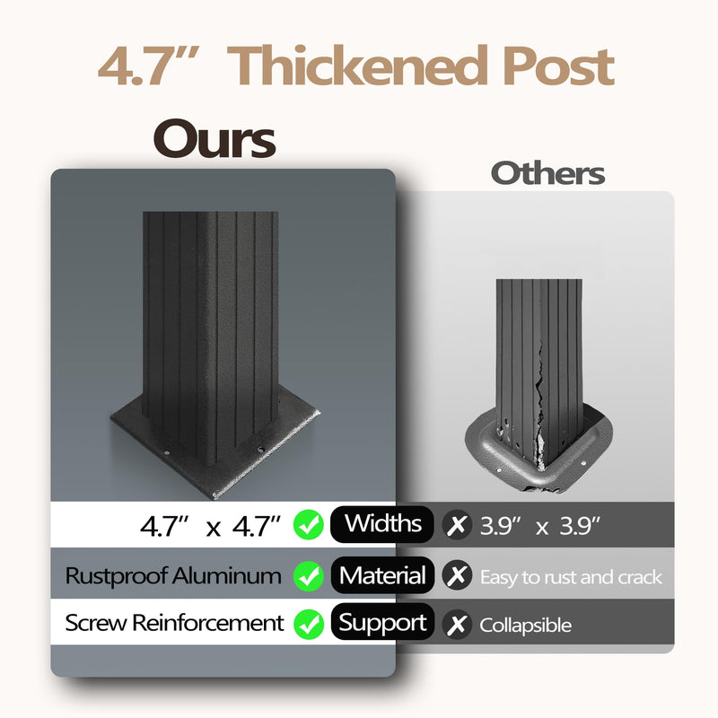 MIXPATIO 14' x 20' Hardtop Gazebo, Galvanized Steel Metal Double Roof Gazebo, Permanent Outdoor Metal Pavilion with Curtain and Netting for Deck, Backyard, Patio, Lawns