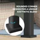 Mirador 111S Round Louvered Pergola Gazebo, 10Ft x 13Ft, Full Aluminum Frame, Adjustable Roof, Outdoor, Durable, Charcoal