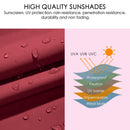 Kozyard Morgan Outdoor Retractable Pergola with Sun Shade Canopy Patio Aluminum Pergola Shelter for Backyard Deck Garden Modern Metal Grill Gazebo (10' x 13', Burgundy)