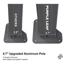 PURPLE LEAF 11' x 15' Permanent Hardtop Gazebo with Galvanized Steel Double Roof and Aluminum Frames Outdoor Large Pavilion Gazebo for Patio Deck Garden, Netting and Curtains Included, Light Grey