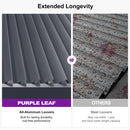 PURPLE LEAF Louvered Pergola 13' x 15' Large Patio Aluminum Pergola Modern Outdoor with Adjustable Roof for Deck Garden Yard Hardtop Gazebo