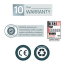 Palram - Canopia Arizona 10 Ft. x 16 Ft. x 9 Ft. Breeze 5000 Carport Aluminum Metal Frame and Polycarbonate Panels Car Port for Outdoor Driveway Car, Truck, RV, Trailer, Boat Storage (Gray/Bronze)